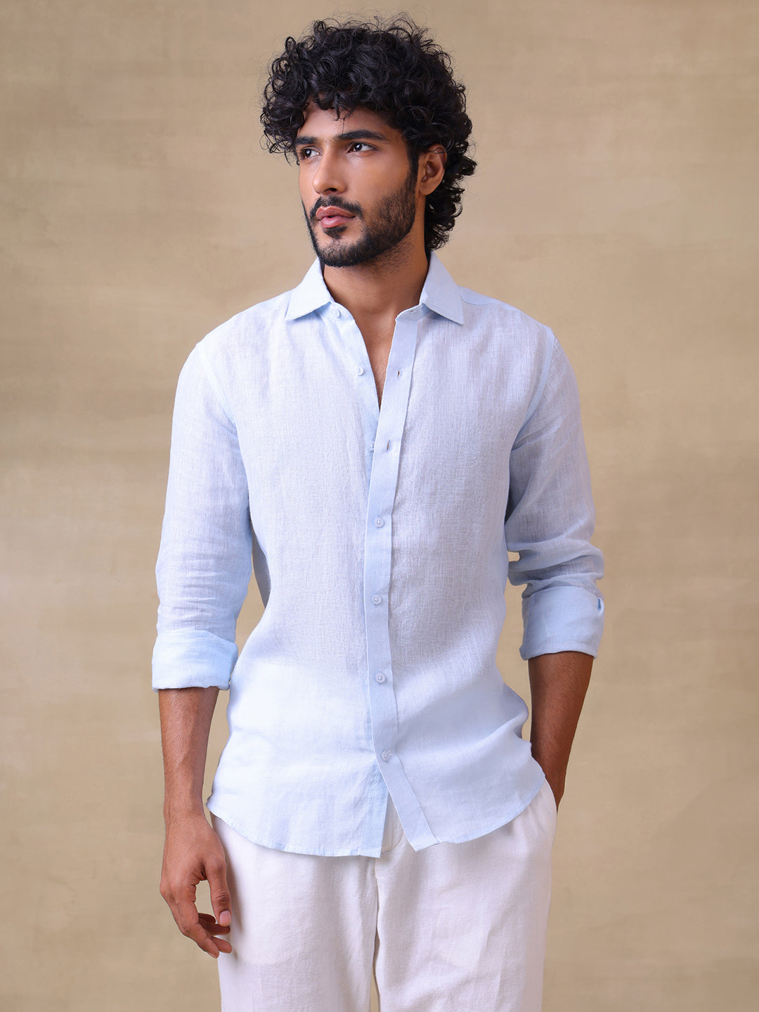 100% PURE LINEN SHIRT - 70 LEA