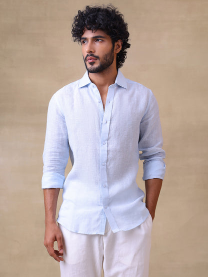 100% PURE LINEN SHIRT - 70 LEA