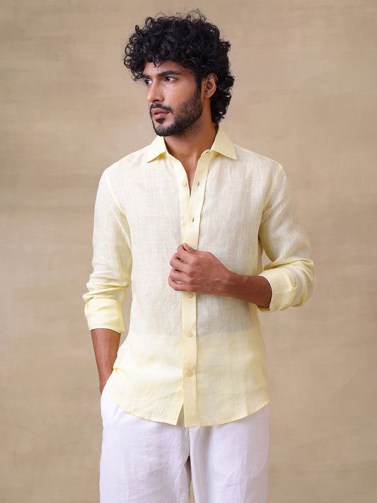 100% PURE LINEN SHIRT - 70 LEA