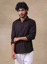 LINEN BLEND SHIRT