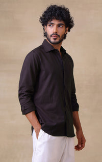 LINEN BLEND SHIRT